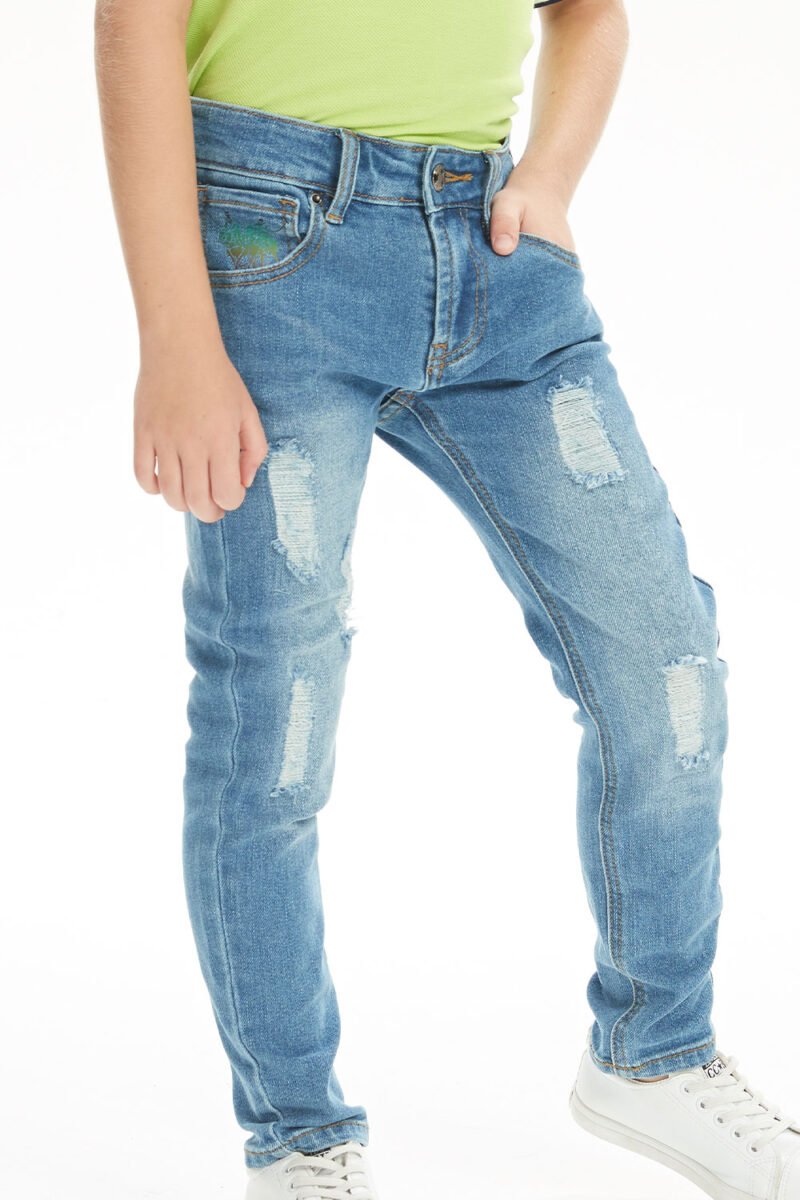 Boys' blue jeans