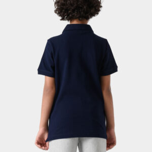 RWB-1S25-E301-1-2 Navy Basic Polo Shirt For Boys, Regular Fit