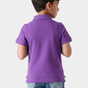 Crimson Basic Polo Shirt For Boys, Regular Fit