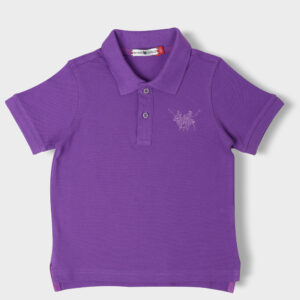 Crimson Basic Polo Shirt For Boys, Regular Fit