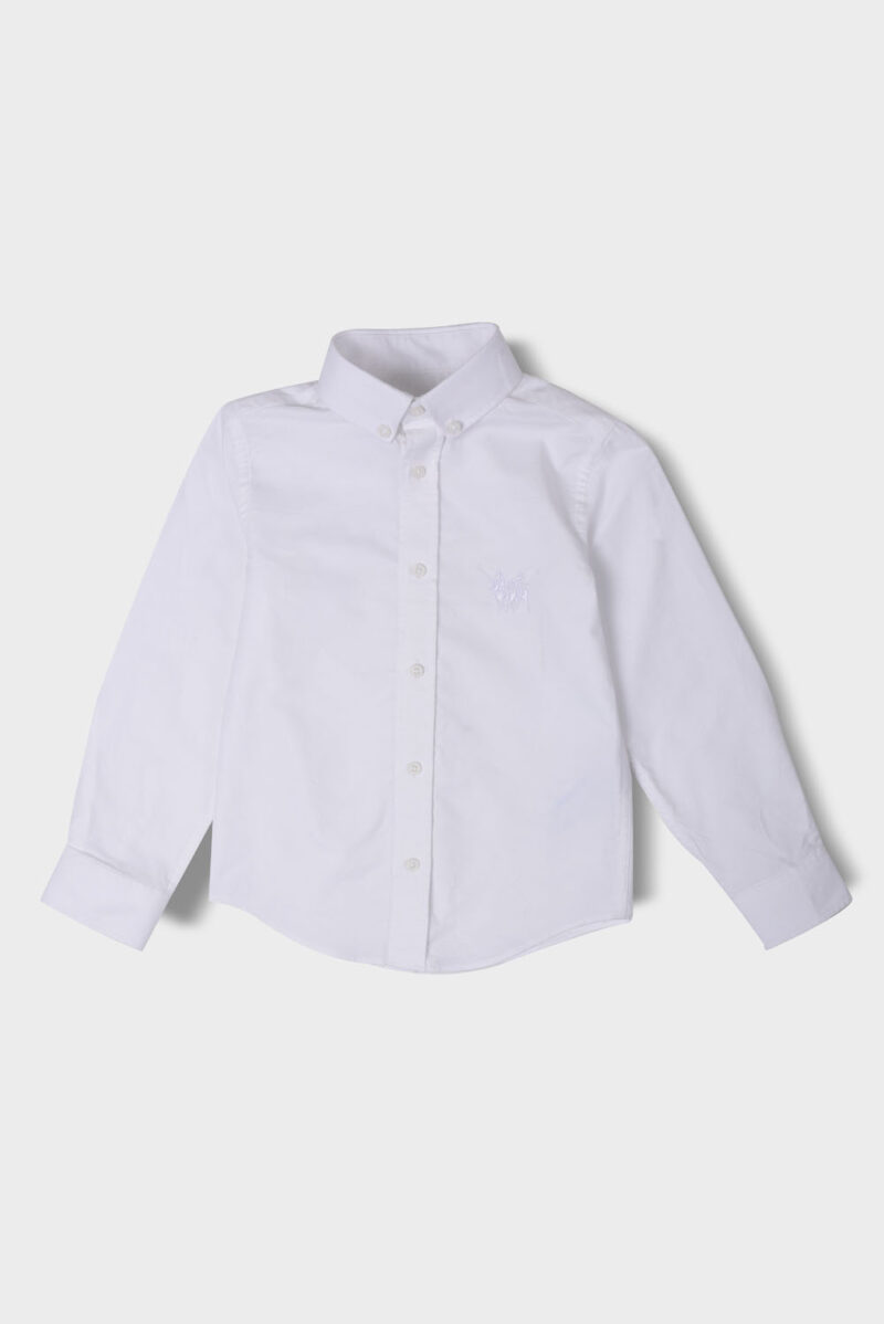 White Shirt For Boys, Regular Fit