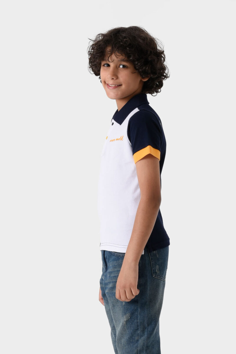 بولو شيرت للاولاد كحلي بقصة عادية