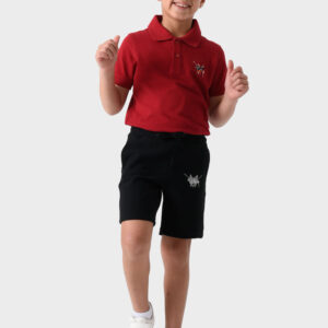Black Shorts For Boys, Regular Fit