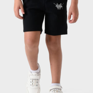 Black Shorts For Boys, Regular Fit