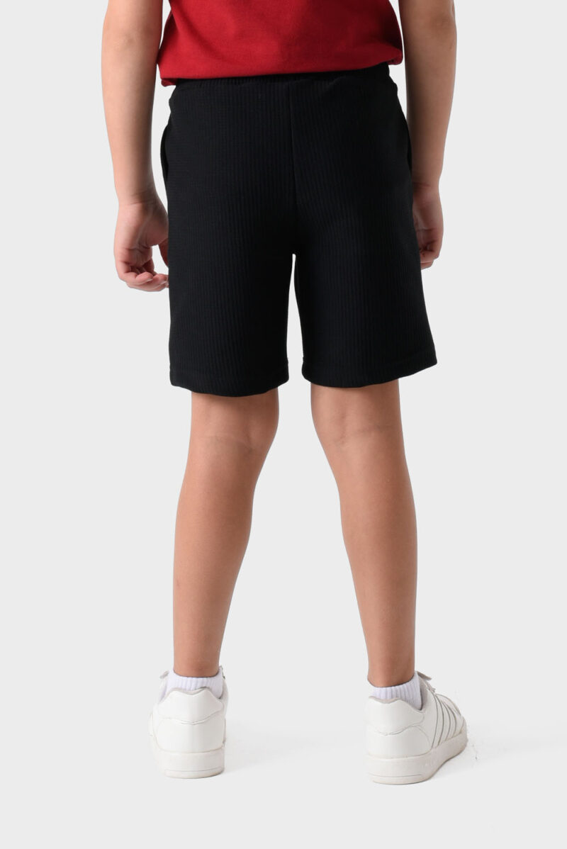 Black Shorts For Boys, Regular Fit
