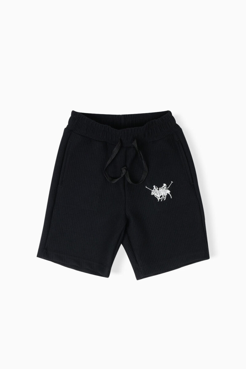 Black Shorts For Boys, Regular Fit