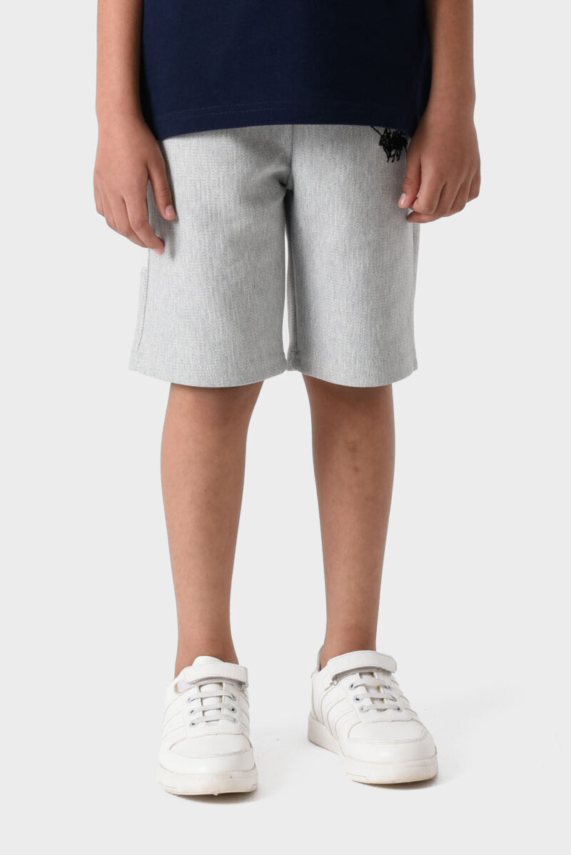 RWB-1S25-E331-2-2 Grey Shorts For Boys, Comfortable Fit