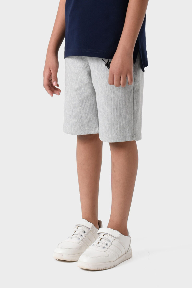 RWB-1S25-E331-2-3 Grey Shorts For Boys, Comfortable Fit