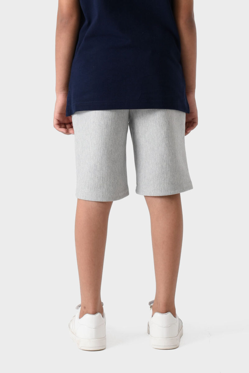 RWB-1S25-E331-2-4 Grey Shorts For Boys, Comfortable Fit