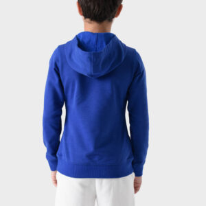 Blue Cotton Hoodie For Boys - Regular Fit