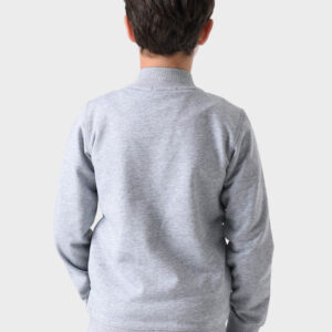Navy and Grey Cotton Hoodie For Boys - Regular Fit