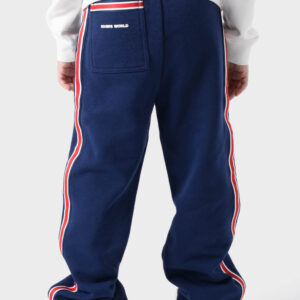 Navy Cotton Pants For Boys - Comfort Fit