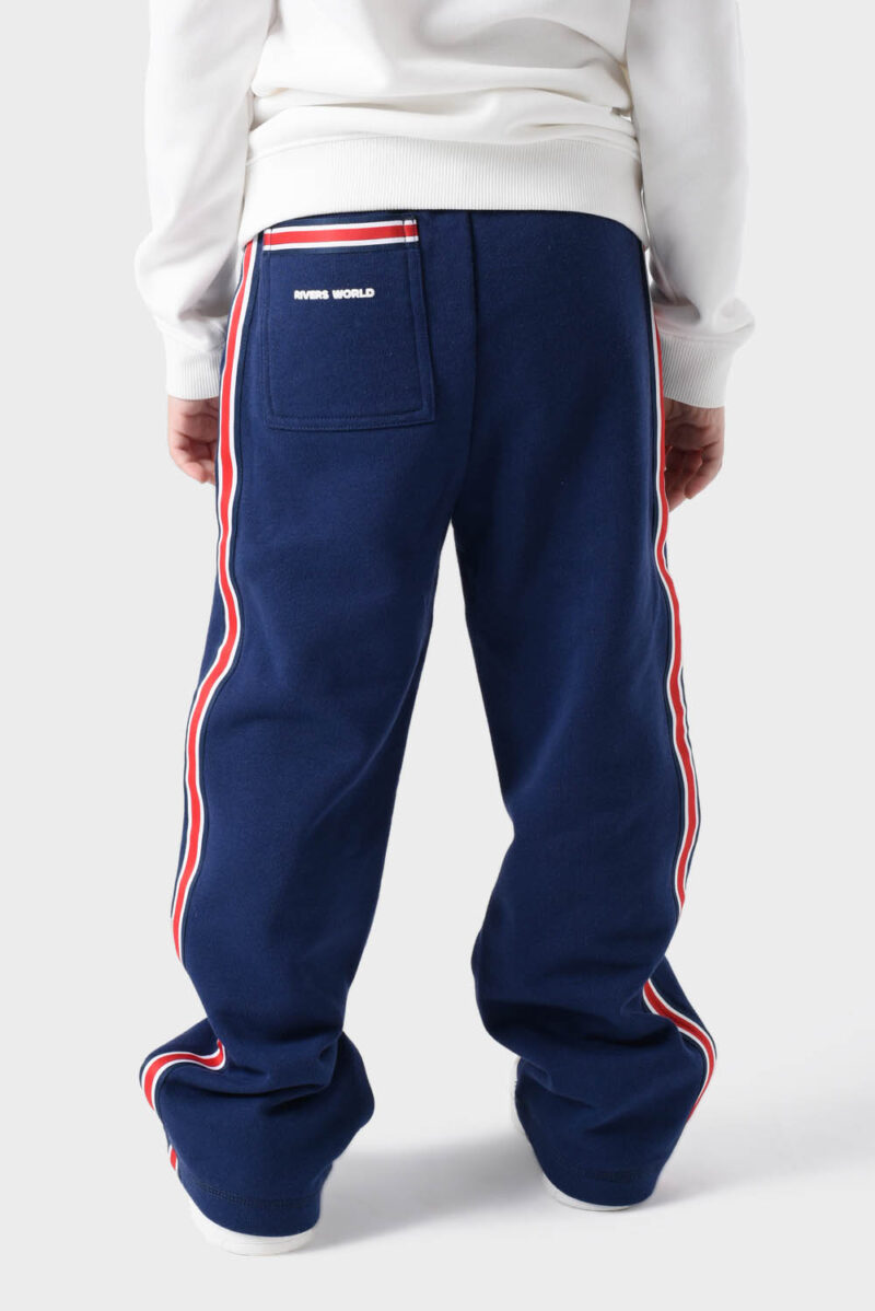 Navy Cotton Pants For Boys - Comfort Fit