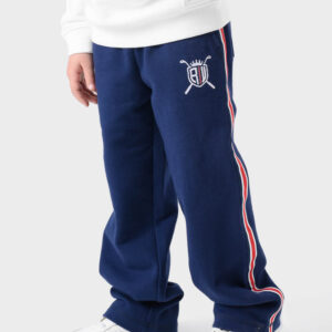 Navy Cotton Pants For Boys - Comfort Fit