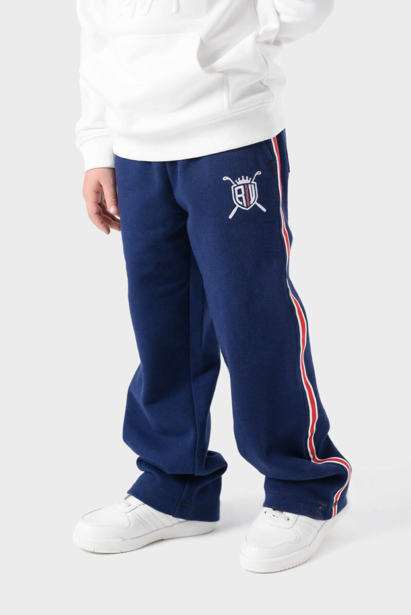 Navy Cotton Pants For Boys - Comfort Fit