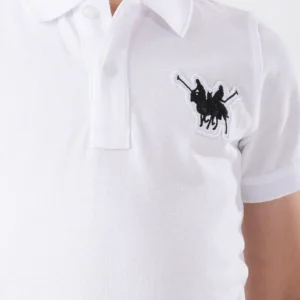 White Polo Shirt for Boys, Regular Fit