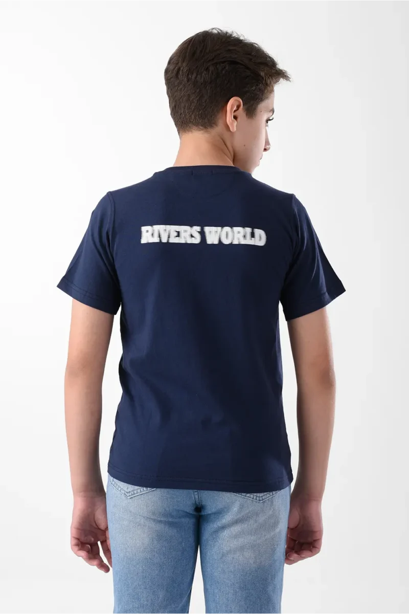 Navy T-Shirt for boys, Regular Fit