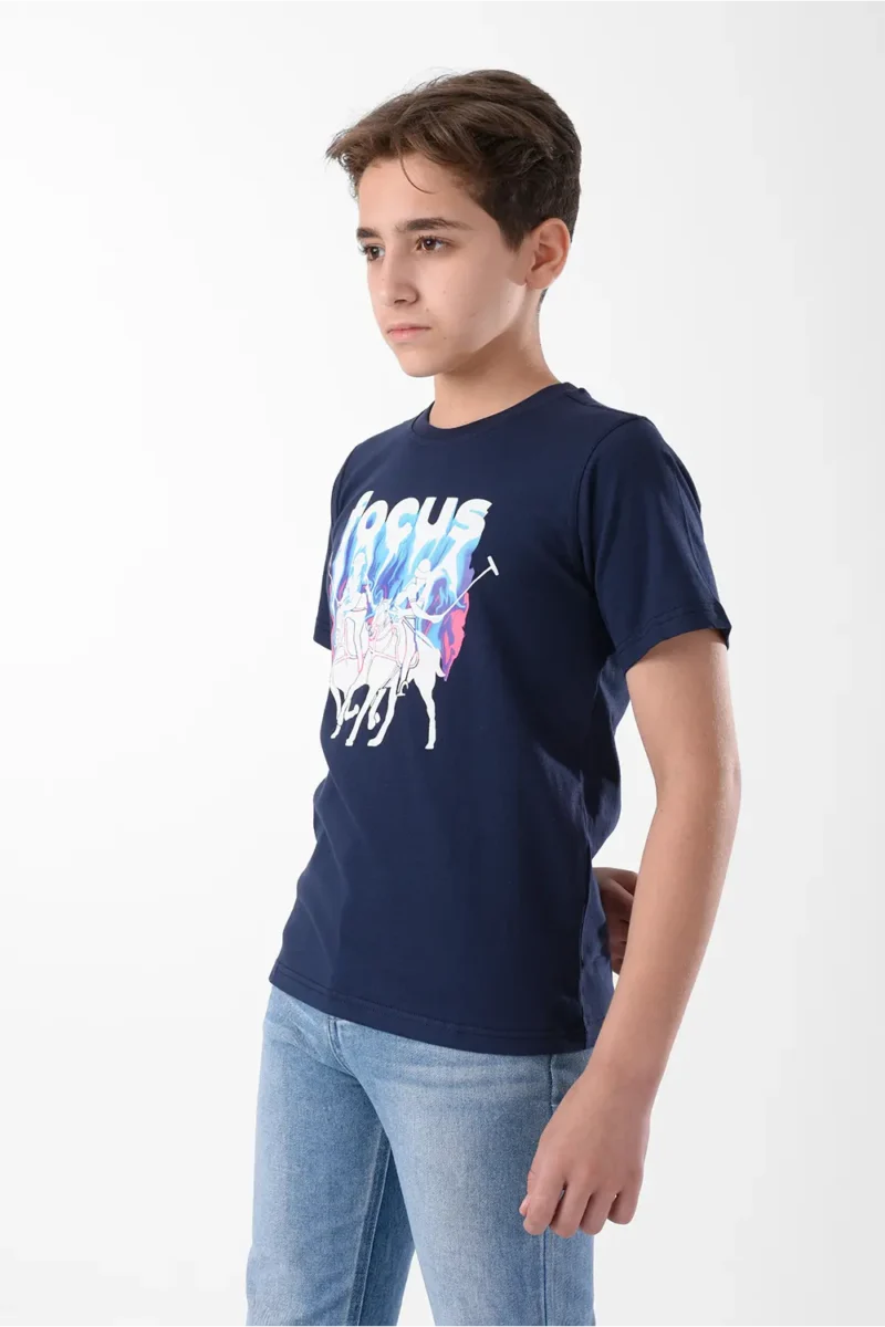 Navy T-Shirt for boys, Regular Fit