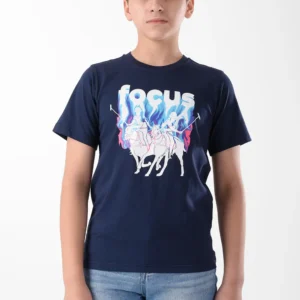 Navy T-Shirt for boys, Regular Fit
