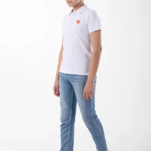 RWB-2S24-034-6-Y12 (5) White Polo Shirt for Boys, Regular Fit