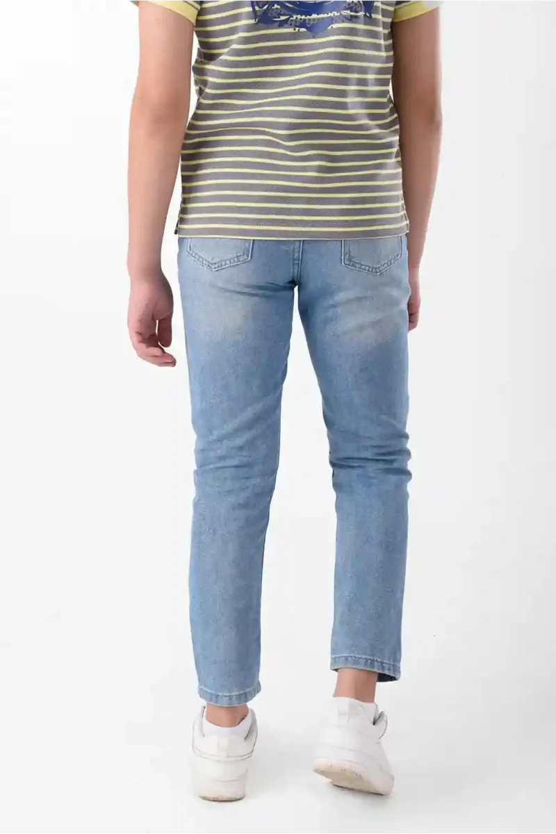 Blue Jeans Pants For Boys, Slim Fit