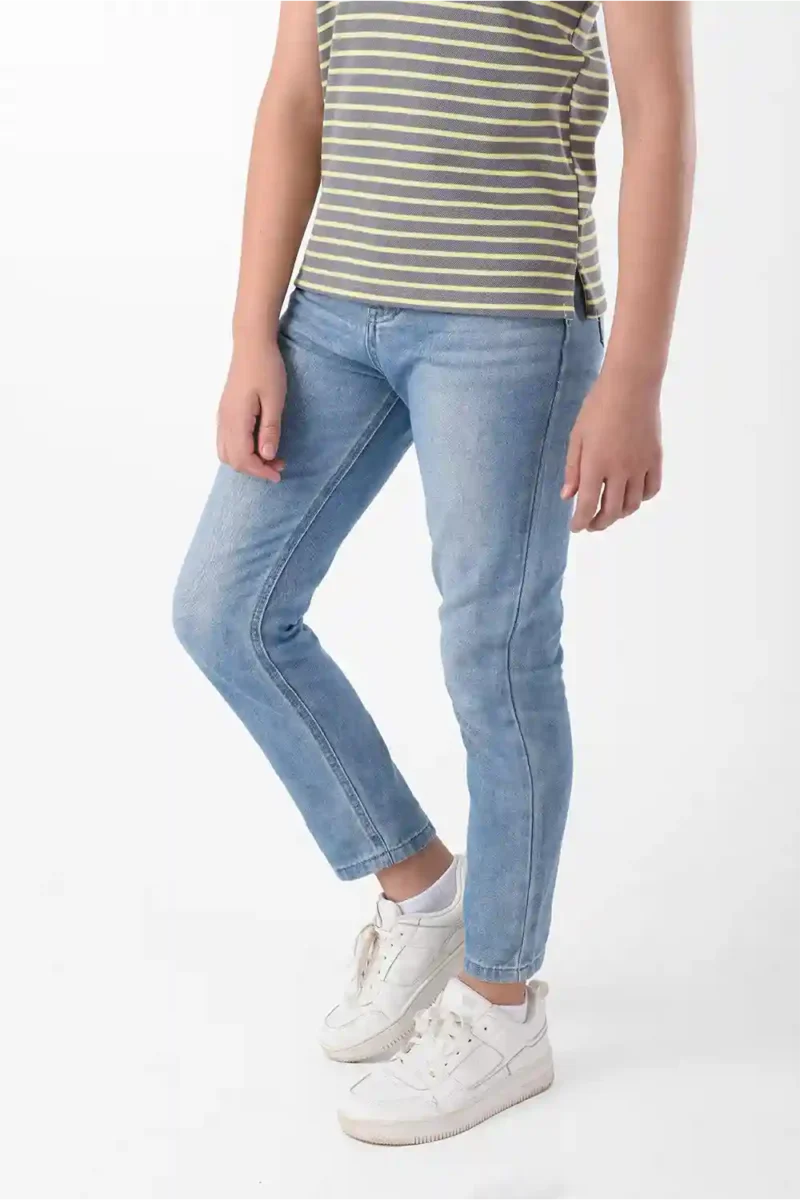 Blue Jeans Pants For Boys, Slim Fit