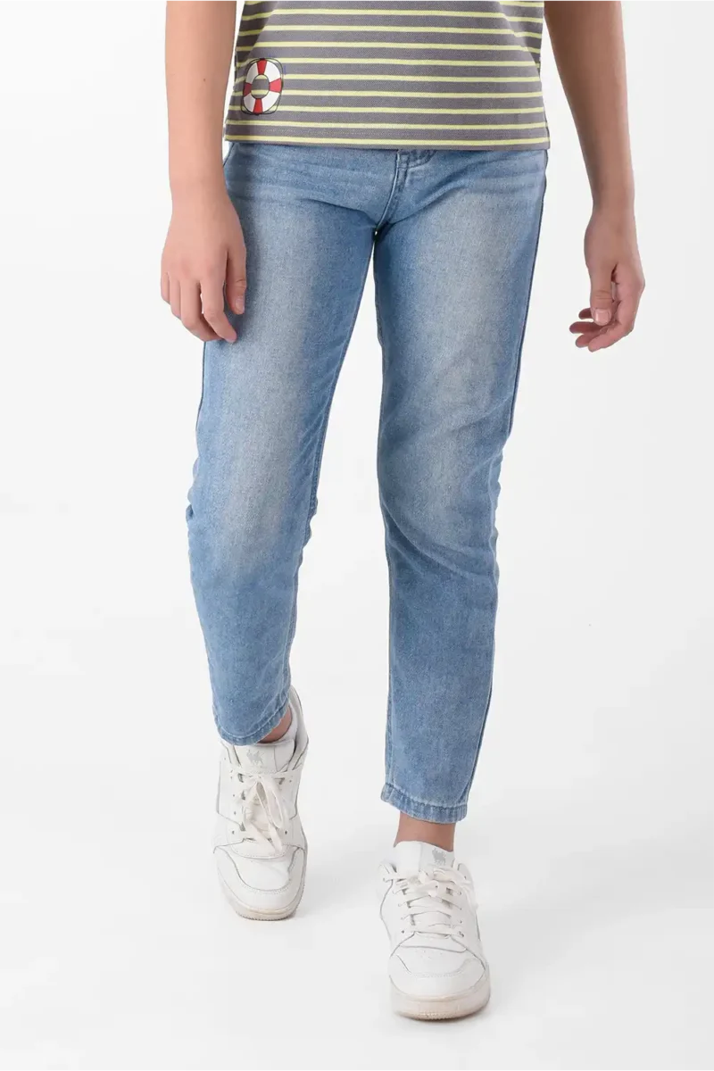 Blue Jeans Pants For Boys, Slim Fit