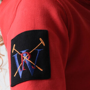 Red Cotton Hoodie For Girls - Regular Fit