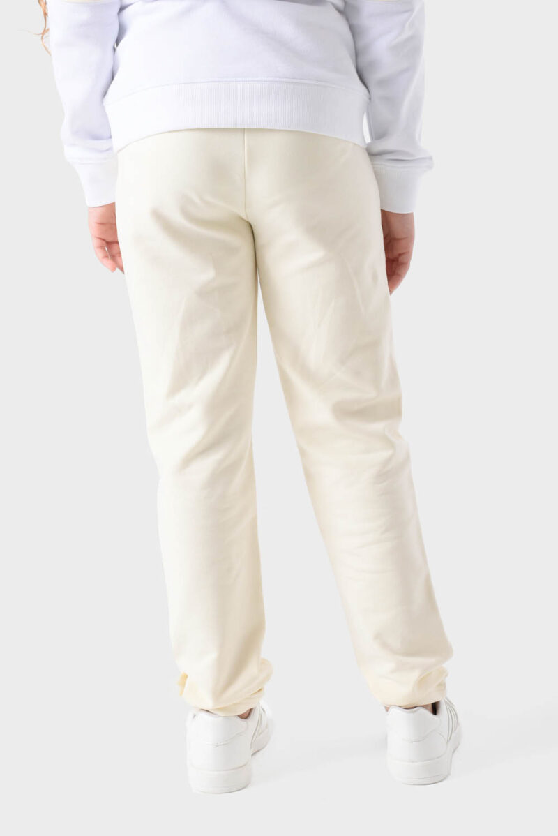 RWG-1W25-419A Beige Cotton Pants For Girls - Skinny Fit