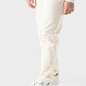 RWG-1W25-419B Beige Cotton Pants For Girls - Skinny Fit