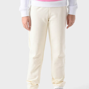 RWG-1W25-419C Beige Cotton Pants For Girls - Skinny Fit