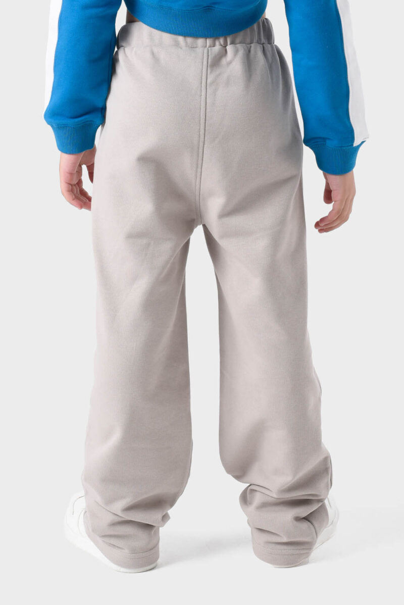 RWG-1W25-420-2A Gray Cotton Pants For Girls - Wide Fit