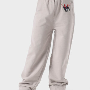 RWG-1W25-420-2C Gray Cotton Pants For Girls - Wide Fit