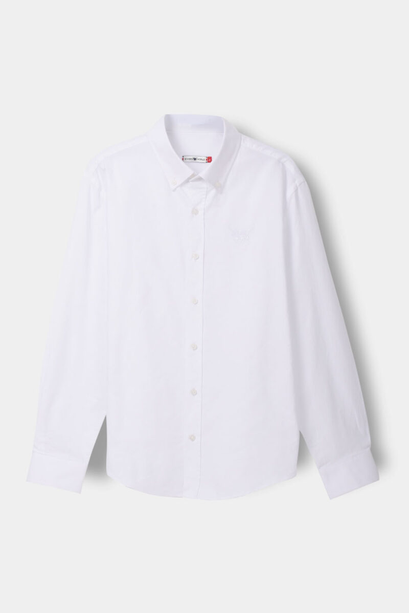 White Shirt For Men, Regular Fit