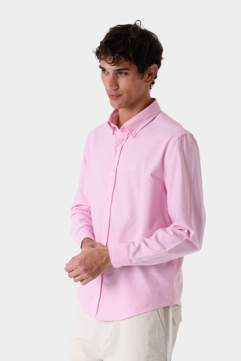 RWM-1S25-E102-10-3 Pink Shirt For Men, Regular Fit