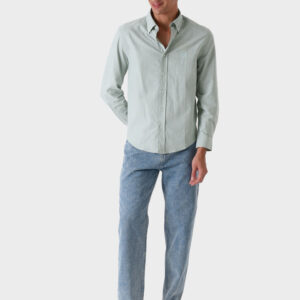 Green Shirt For Men, Regular Fit