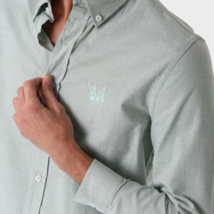 Green Shirt For Men, Regular Fit