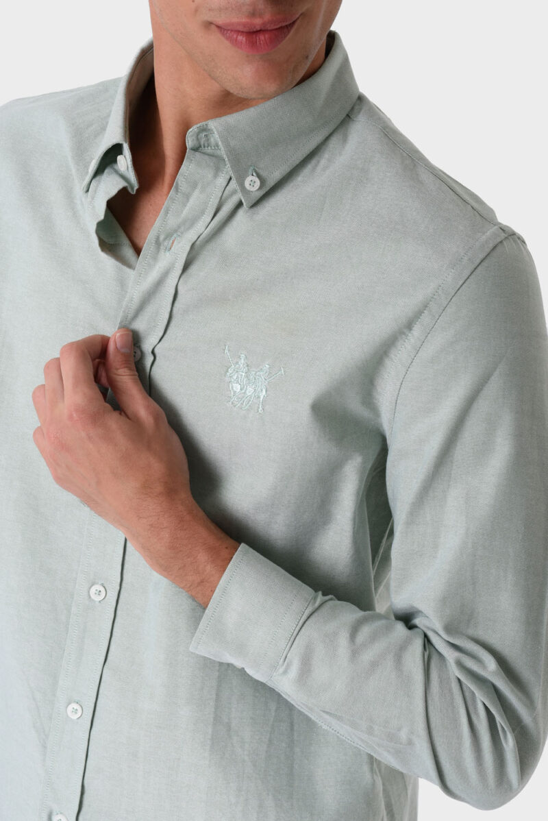 Green Shirt For Men, Regular Fit