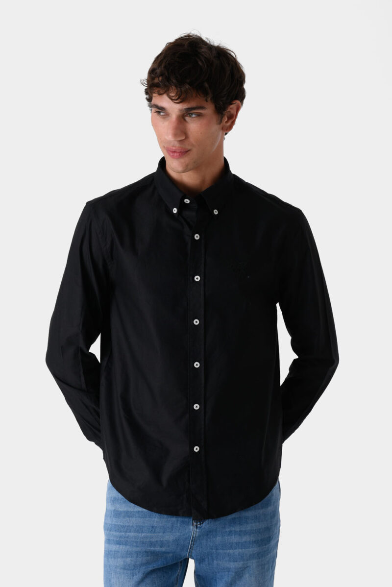 Black Shirt For Men, Regular Fit
