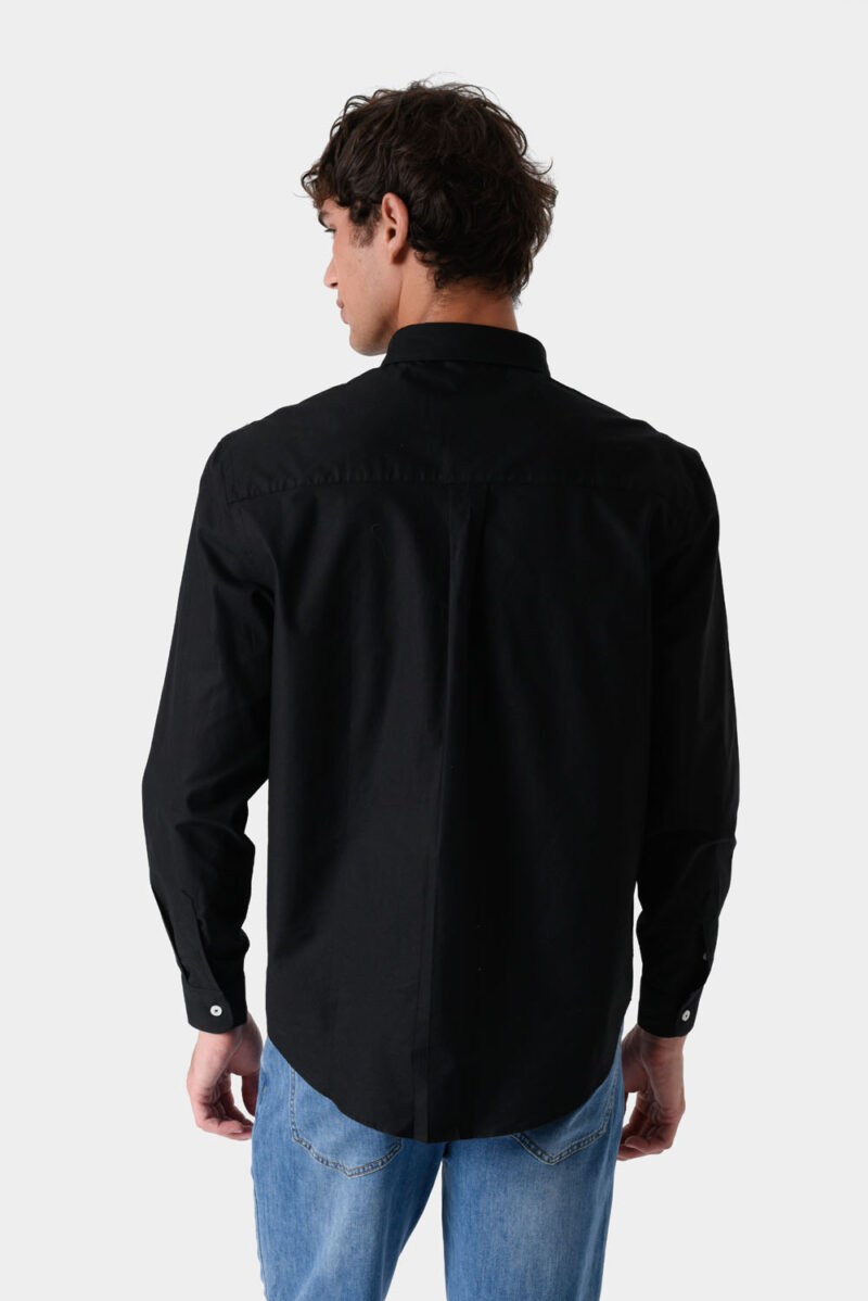 Black Shirt For Men, Regular Fit