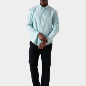 RWM-1S25-E102-7-1 Mint Green Shirt For Men, Regular Fit