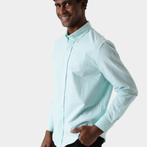 RWM-1S25-E102-7-4 Mint Green Shirt For Men, Regular Fit
