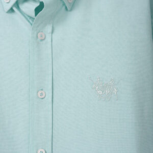 RWM-1S25-E102-7-7 Mint Green Shirt For Men, Regular Fit