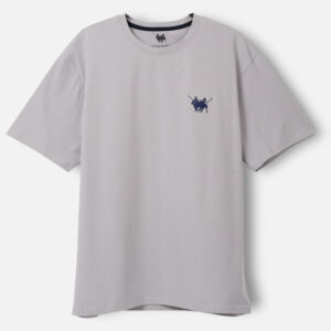 RWM-1S25-E111-3-6 Grey Basic T-Shirt For Men, Regular Fit