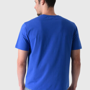 Blue Basic T-Shirt For Men, Regular Fit
