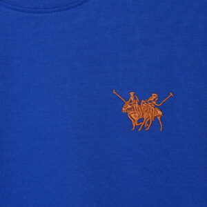 Blue Basic T-Shirt For Men, Regular Fit