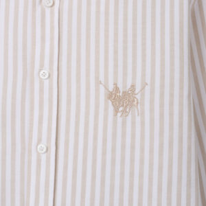 RWM-1S25-E128-2-7 Beige Men's Shirt, Regular Fit