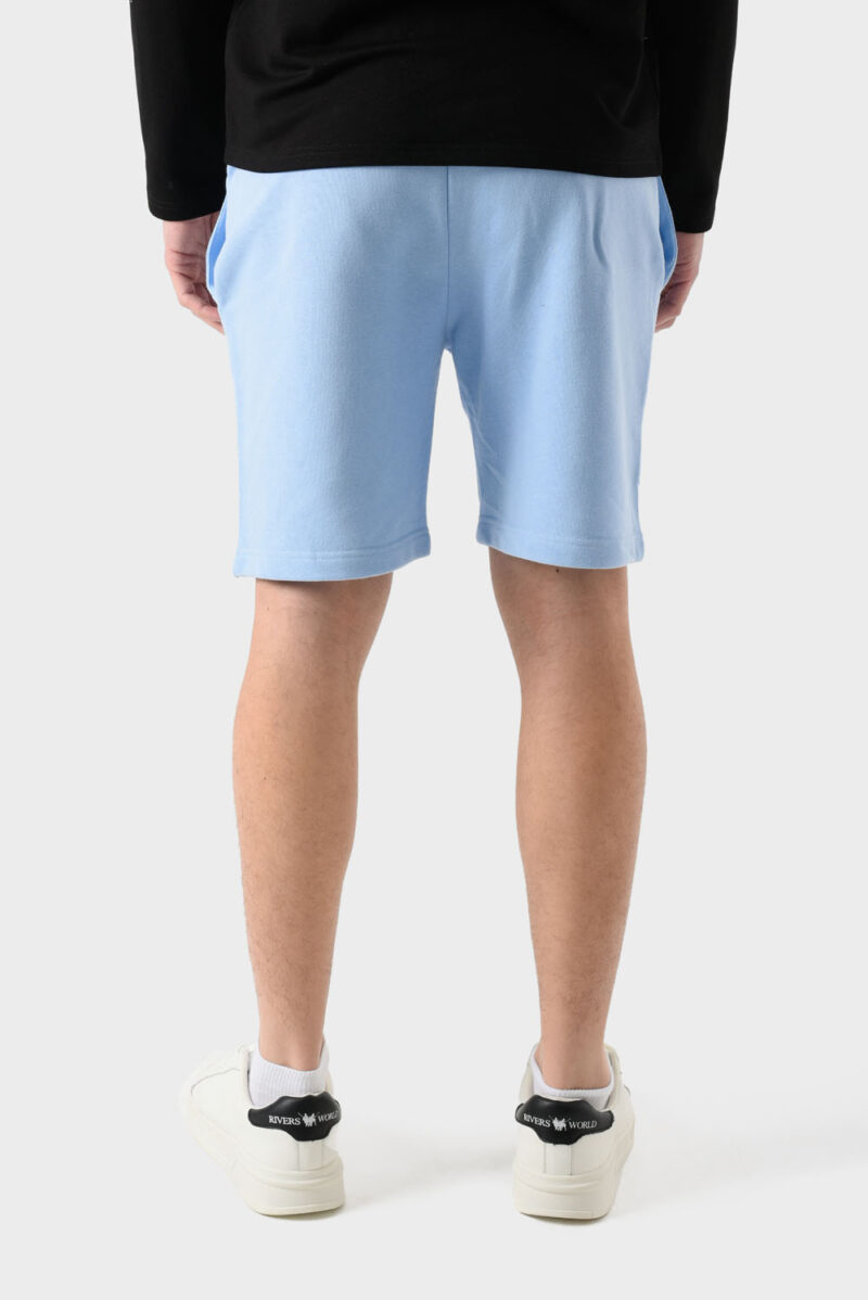 RWM-1W25-127-1D Blue Cotton Shorts For Men - Comfort Fit