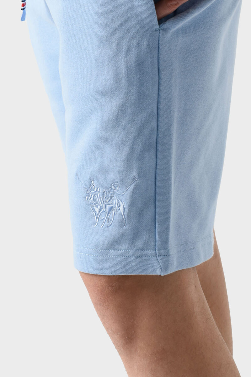 RWM-1W25-127-1E Blue Cotton Shorts For Men - Comfort Fit