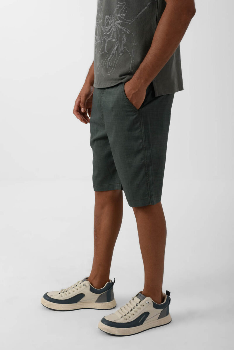 Green Shorts For Men, Regular Fit